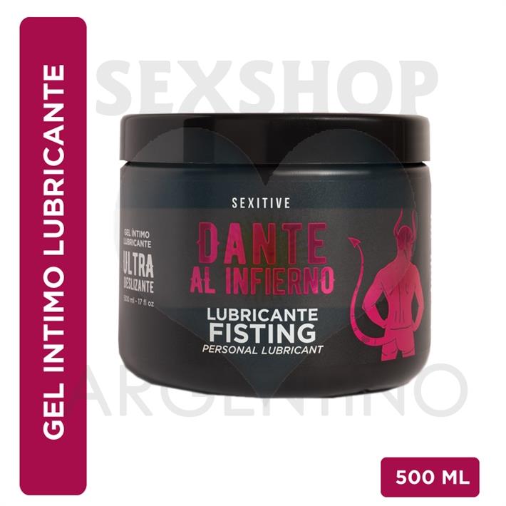 Lubricante fisting ultradeslizante Dante al Infierno 500 ml.